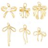 18Pcs 6 Styles Brass Pendants KK-BBC0022-50-1