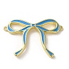 Brass Enamel Connector Charms KK-D098-01G-01-1