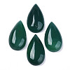 Natural Green Onyx Agate Cabochons G-N326-72I-1