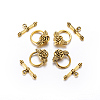 Tibetan Style Toggle Clasps LS-X-GLF0026Y-2