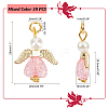   30Pcs Transparent Acrylic Pendants FIND-PH0008-05-2