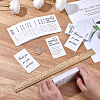 240Pcs Floral Print Paper Care Instructions Cards AJEW-FG0005-62D-3