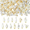 65Pcs 13 Styles ABS Plastic Imitation Pearl Pendants PALLOY-CJ00169-1