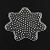 Flower ABC Plastic Pegboards used for 5x5mm DIY Fuse Beads DIY-Q009-16-1