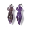 Natural & Synthetic Mixed Gemstone Pendants G-C187-03-2