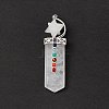 Chakra Themed Natural & Synthetic Mixed Gemstone Big Pendants G-L524-12P-4