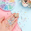8 Bags 8 Colors Glass Round Seed Beads SEED-PH0001-93-7