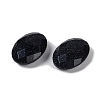 Synthetic Blue Goldstone Cabochons G-O175-15G-01-2