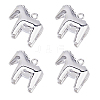 4Pcs Zinc Alloy Pendants FIND-HS0002-60P-1