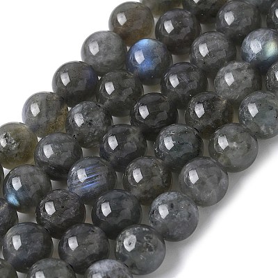 Natural Labradorite Beads Strands G-U017-8MM-01-1