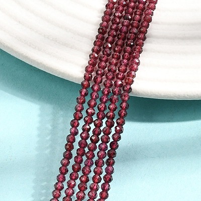 Natural Garnet Beads Strands X-G-J002-20-1