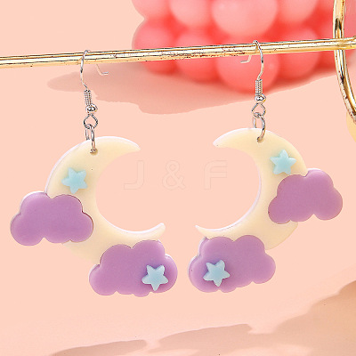 Acrylic Dangle Earrings FS-WGAC2E8-02-1