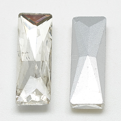 Pointed Back Glass Rhinestone Cabochons RGLA-T084-3x7mm-01-1