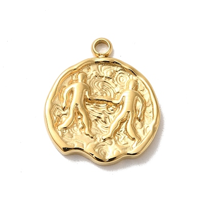 304 Stainless Steel Pendants STAS-B074-08G-05-1