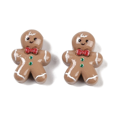 Christmas Opaque Resin Decoden Cabochons X-CRES-M036-03R-1