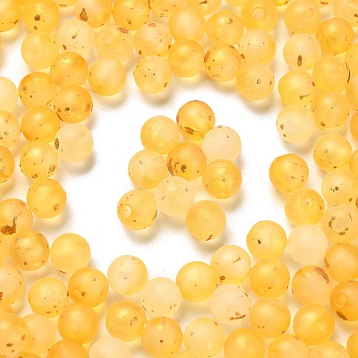 Frosted Transparent Acrylic Beads X1-OACR-F013-13I-1