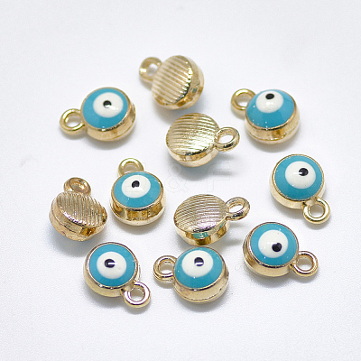 Light Gold Plated Alloy Charms ENAM-S117-27A-1