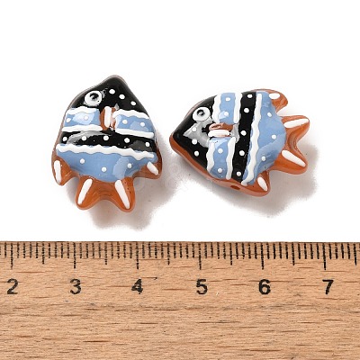 Handmade Lampwork Beads LAMP-G162-02B-1