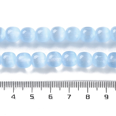 Natural Selenite Beads Strands G-B103-A01-07-1