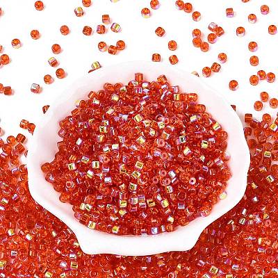 FGB Transparent Colours Glass Seed Beads SEED-Q040-07A-B04-1