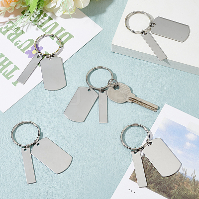 201 Stainless Steel Keychain KEYC-UN00008-1