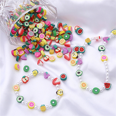 350Pcs Handmade Polymer Clay Bead CLAY-PA0001-03-1