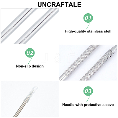 8Pcs Polymer Clay Sculpture Tool DIY-UN0004-15-1