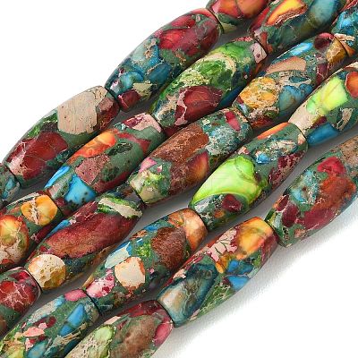 Natural Imperial Jasper Beads Strands GG-CBA6BAC-D04-1