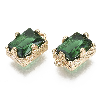 Glass Rhinestone Pendants GLAA-N038-20C-1