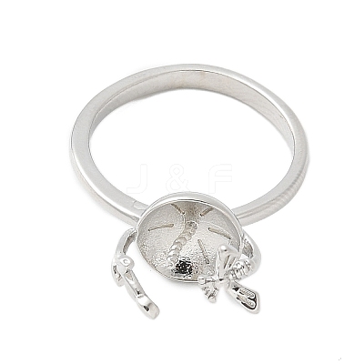 Brass Cuff Ring Settings KK-K297-15P-1