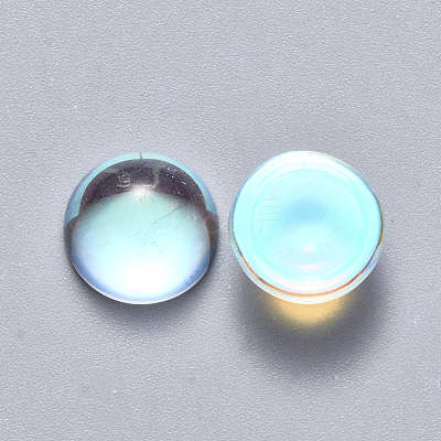 Transparent Glass Cabochons X-GLAA-S190-013A-B01-1