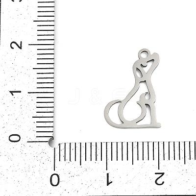201 Stainless Steel Pendants STAS-F316-04P-01-1