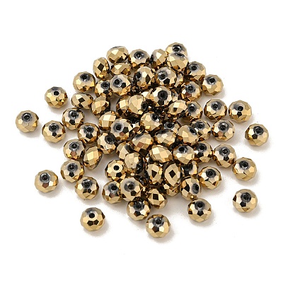 Electroplate Glass Beads EGLA-Z004-01A-03-1