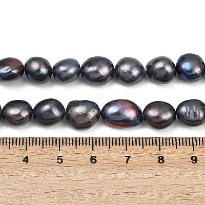 Natural Cultured Freshwater Pearl Beads Strands PEAR-P064-20K-03D-1