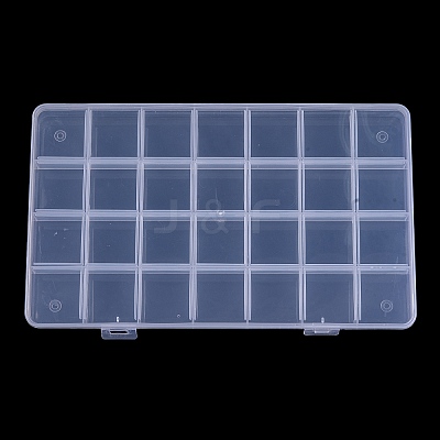 Transparent Plastic Bead Containers X1-CON-YW0001-13-1