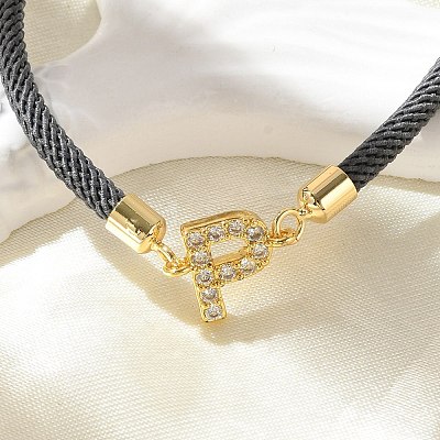 Adjustable Nylon Cord Bracelets BJEW-C096-01G-16-1