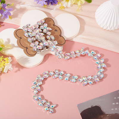 1 Yard Iron Rhinestone Strass Chains FIND-PJ0001-42-1