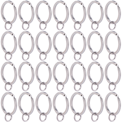 316 Surgical Stainless Steel Split Key Rings STAS-BBC0008-20-1