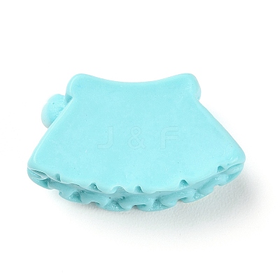 Opaque Resin Cabochons RESI-E046-02F-1