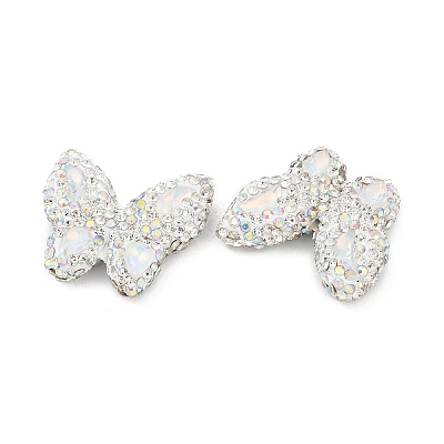 Handmade Polymer Clay Rhinestone Beads CLAY-NH0001-11A-1