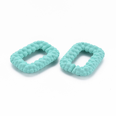 Opaque Spray Painted Acrylic Quick Link Connectors MACR-Q244-007G-1