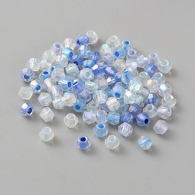 Eletroplated Transparent Glass Beads GLAA-TAC0031-002A-1