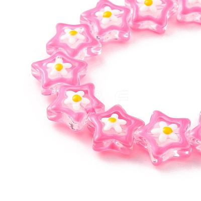 Transparent Glass Beads Strands LAMP-K037-07H-1