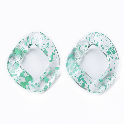 Transparent Acrylic Linking Rings OACR-N009-015A-B09-1