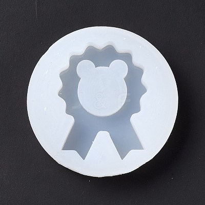 Bear'Head Medal Shaker Molds DIY-G050-06-1