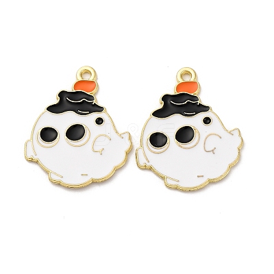 Halloween Alloy Enamel Pendants STAS-I354-01G-C02-1