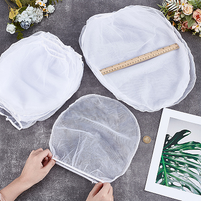 20Pcs 2 Styles Polyester Paint Filter Bags AJEW-BC0010-59-1