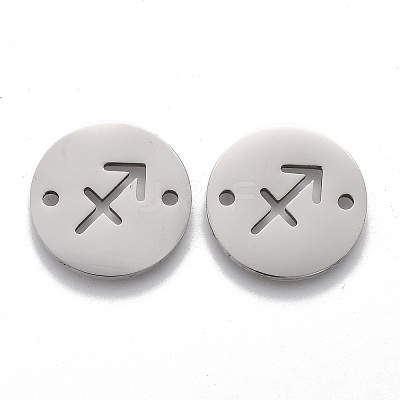 Tarnish Resistant Polishing 201 Stainless Steel Links Connectors LS-STAS-Z001-A-02P-1