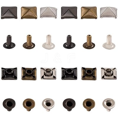 Brass Rivet Studs KK-PH0035-61-1