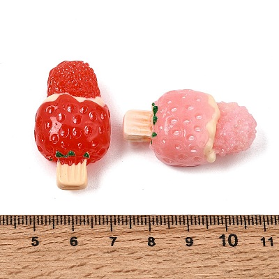 Opaque Resin Imitation Food Cabochons RE-CBA2F5E-04-1
